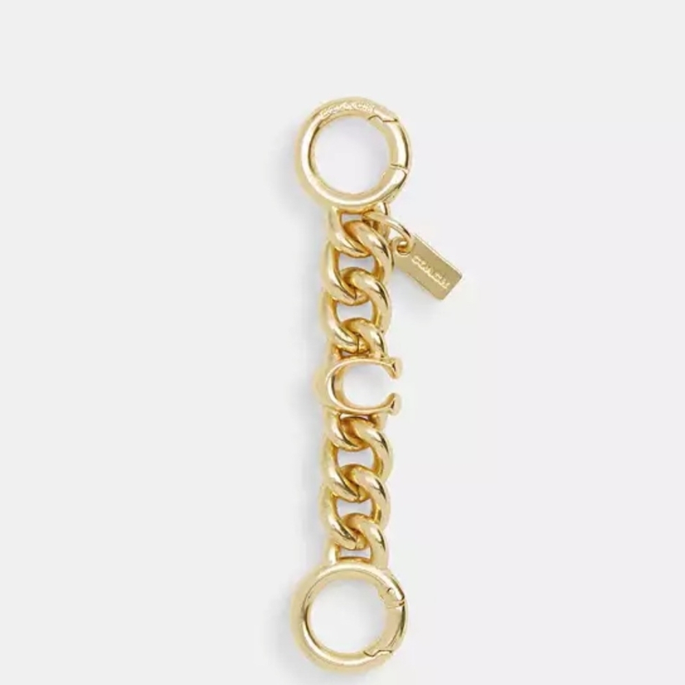 Coach Gold Signature C Bag Strap Extender